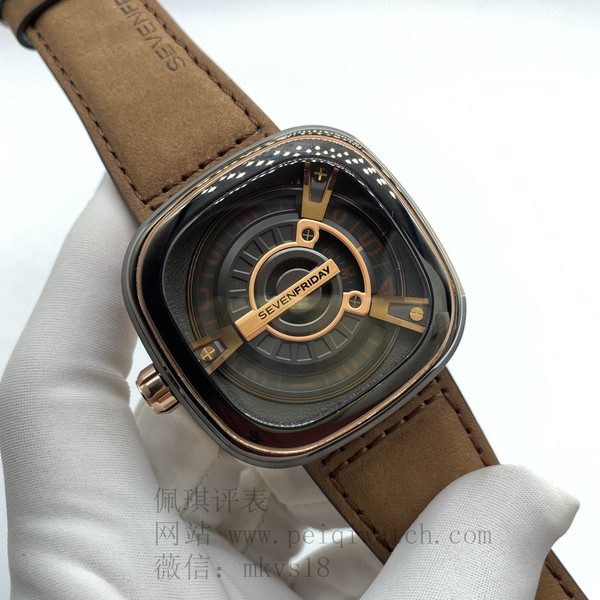 原单sevenfriday 七个星期五手表 m系列 方形大表盘m2/02腕表评测